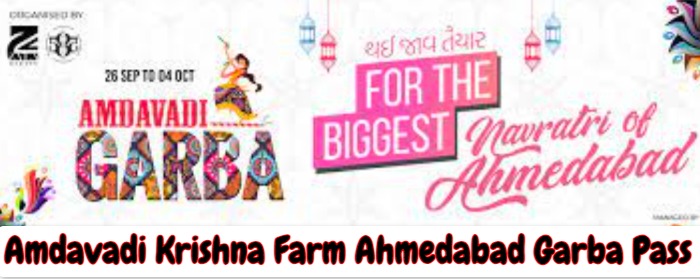 Amdavadi Krishna Farm Ahmedabad Garba Pass