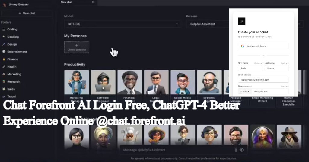 Chat Forefront AI Login Free, ChatGPT-4 Better Experience Online @chat.forefront.ai