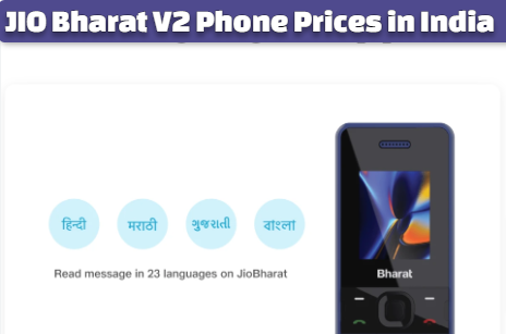 JIO Bharat V2 Phone Prices in India