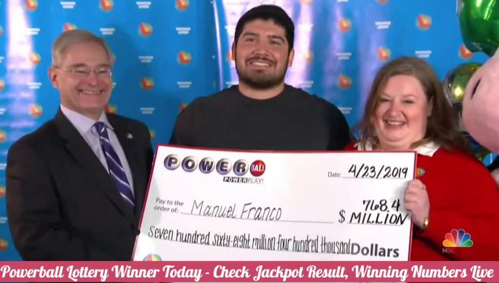 Powerball Lottery Winner Today - Check Jackpot Result, Winning Numbers Live