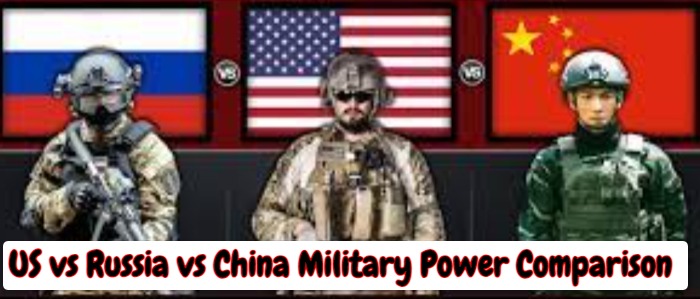 US vs Russia vs China Military Power Comparison