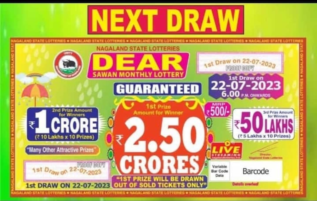 Punjab State Lottery 22.07.2023 Dear Sawan Monthly Draw Result 6 PM Today Live, Winner List