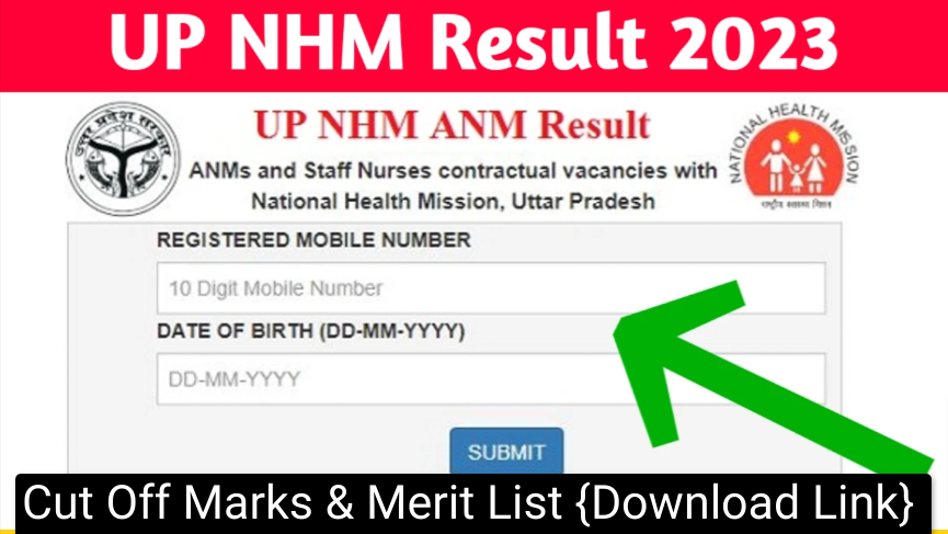 UP NHM Result 2023: Cut Off Marks & Merit List {Download Link} @upnrhm.gov.in Assistant