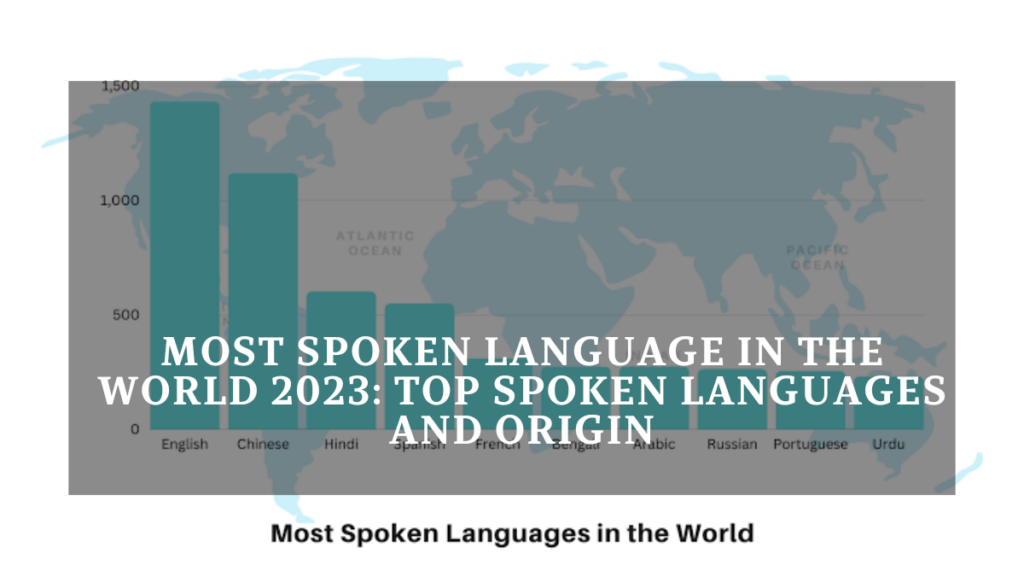 Most Spoken Languages in the World 2023: Top Spoken Languages and Origin