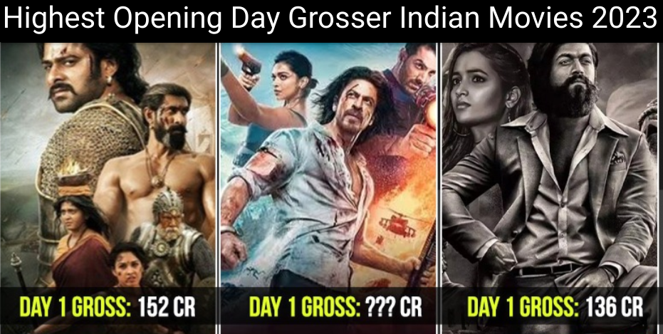 Highest Opening Day Grosser Indian Movies 2023, List of Top 10 Highest Opening Indian Film