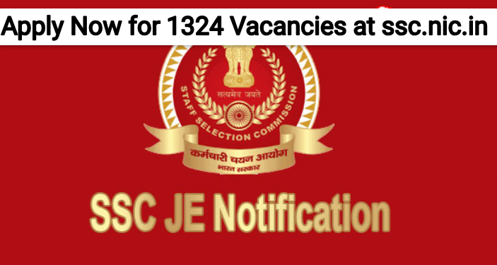 SSC JE 2023 Notification (Out), Apply Now for 1324 Vacancies at ssc.nic.in, Last Date